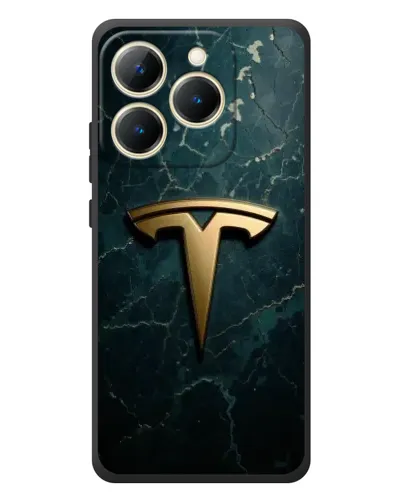 Чехол для Realme 15T с картинкой «Мраморная Tesla Gold» Чехол для Realme 15T с картинкой «Мраморная Tesla Gold»