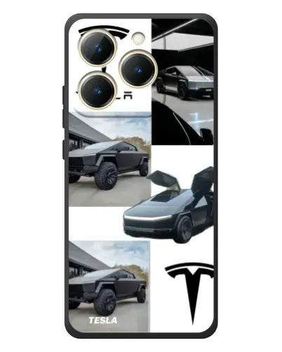 Чехол для Realme 15T с картинкой «Коллаж Cybertruck Tesla» Чехол для Realme 15T с картинкой «Коллаж Cybertruck Tesla»