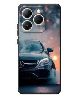 Чехол для Realme 15T с картинкой «Mercedes — ночной город» Чехол для Realme 15T с картинкой «Mercedes — ночной город»
