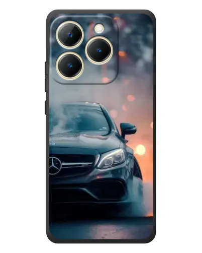 Чехол для Realme 15T с картинкой «Mercedes — ночной город» Чехол для Realme 15T с картинкой «Mercedes — ночной город»