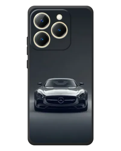 Чехол для Realme 15T с картинкой «Mercedes на черном» Чехол для Realme 15T с картинкой «Mercedes на черном»