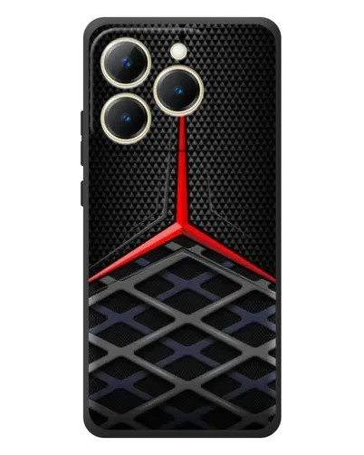 Чехол для Realme 15T с картинкой «Mercedes Carbon Grid» Чехол для Realme 15T с картинкой «Mercedes Carbon Grid»