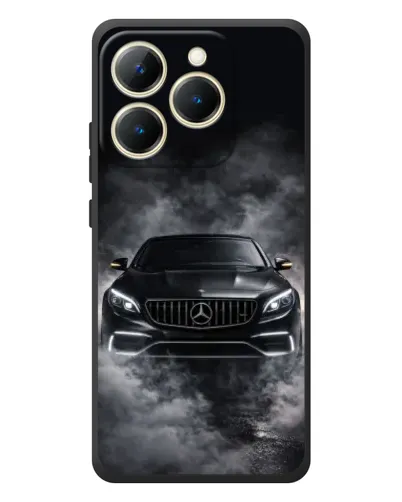 Чехол для Realme 15T с картинкой «Mercedes в дыму» Чехол для Realme 15T с картинкой «Mercedes в дыму»