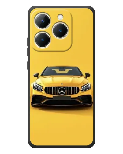 Чехол для Realme 15T с картинкой «Желтый Mercedes GT» Чехол для Realme 15T с картинкой «Желтый Mercedes GT»