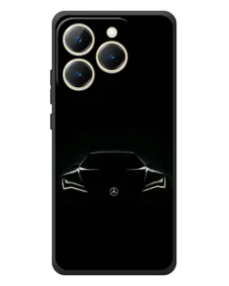 Чохол для Realme 15T з картинкою «Mercedes — силует авто» Чохол для Realme 15T з картинкою «Mercedes — силует авто»