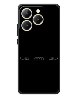 Чехол для Realme 15T с картинкой «Audi — световой подпись» Чехол для Realme 15T с картинкой «Audi — световой подпись»