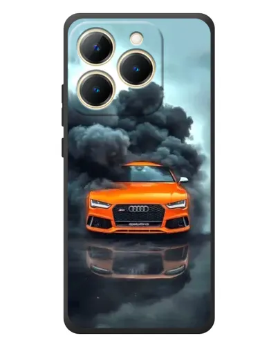 Чехол для Realme 15T с картинкой «Audi в облаках дыма» Чехол для Realme 15T с картинкой «Audi в облаках дыма»