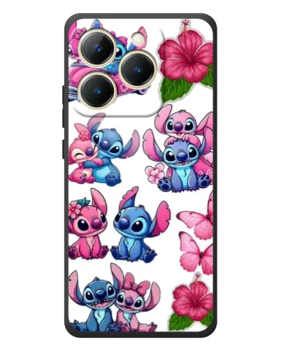 Чехол для Realme 15T с картинкой «Стикеры Stitch и Angel» Чехол для Realme 15T с картинкой «Стикеры Stitch и Angel»