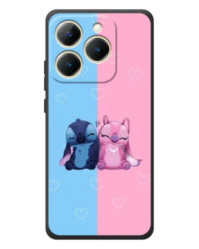 Чехол для Realme 15T с картинкой «Stitch и Angel Love» Чехол для Realme 15T с картинкой «Stitch и Angel Love»