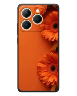 Чехол для Realme 15T с картинкой «Оранжевые герберы» Чехол для Realme 15T с картинкой «Оранжевые герберы»