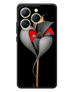 Чехол для Realme 15T с картинкой «Серебряный фантазийный цветок» Чехол для Realme 15T с картинкой «Серебряный фантазийный цветок»