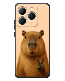 Чехол для Realme 15T с картинкой «Капибара виктория» Чехол для Realme 15T с картинкой «Капибара виктория»
