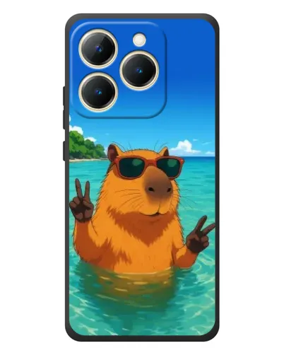 Чехол для Realme 15T с картинкой «Морская капибара» Чехол для Realme 15T с картинкой «Морская капибара»