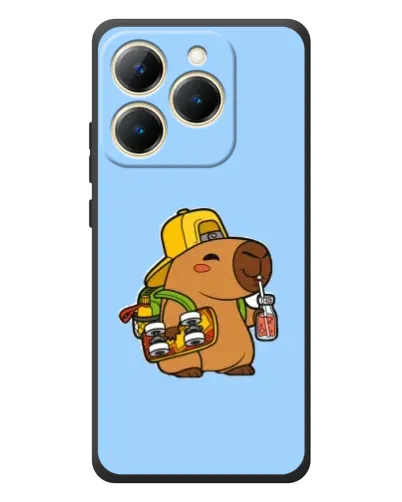 Чехол для Realme 15T с картинкой «Капибара на скейте» Чехол для Realme 15T с картинкой «Капибара на скейте»