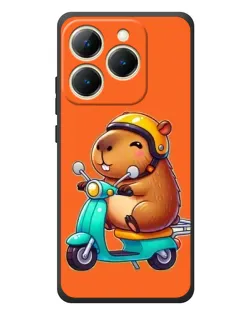 Чехол для Realme 15T с картинкой «Капибара на скутере» Чехол для Realme 15T с картинкой «Капибара на скутере»