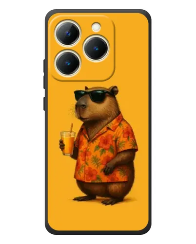 Чехол для Realme 15T с картинкой «Капибара на отдыхе» Чехол для Realme 15T с картинкой «Капибара на отдыхе»