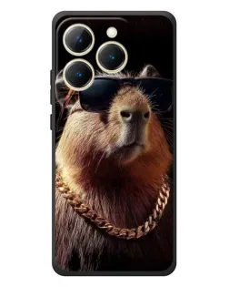 Чехол для Realme 15T с картинкой «Капибара золотая цепь» Чехол для Realme 15T с картинкой «Капибара золотая цепь»