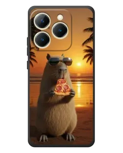 Чехол для Realme 15T с картинкой «Капибара с пиццей» Чехол для Realme 15T с картинкой «Капибара с пиццей»