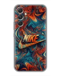 Чехол для Realme 15x с картинкой «Nike в абстракции»