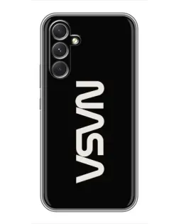 Чехол для Realme 15x с картинкой «NASA — вертикальный логотип»