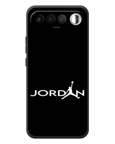 Чехол для RealMe 16 5G с картинкой «Jordan White Logo» Чехол для RealMe 16 5G с картинкой «Jordan White Logo»