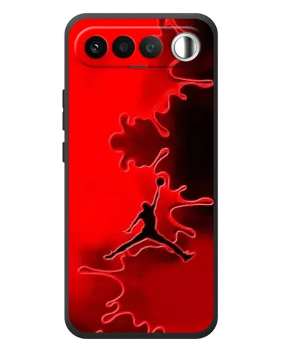 Чехол для RealMe 16 5G с картинкой «Jordan Red Smoke» Чехол для RealMe 16 5G с картинкой «Jordan Red Smoke»