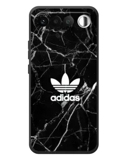 Чехол для RealMe 16 5G с картинкой «Белый мрамор Adidas»