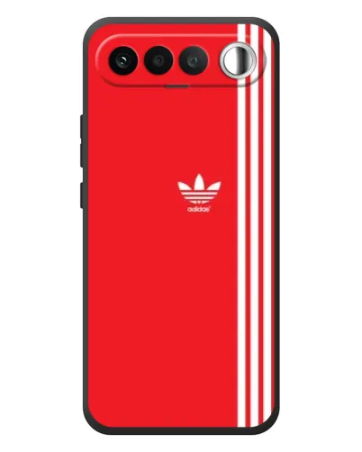 Чехол для RealMe 16 5G с картинкой «Красный минимализм Adidas» Чехол для RealMe 16 5G с картинкой «Красный минимализм Adidas»