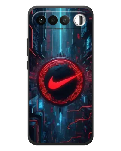 Чехол для RealMe 16 5G с картинкой «Техногенный стиль Nike» Чехол для RealMe 16 5G с картинкой «Техногенный стиль Nike»