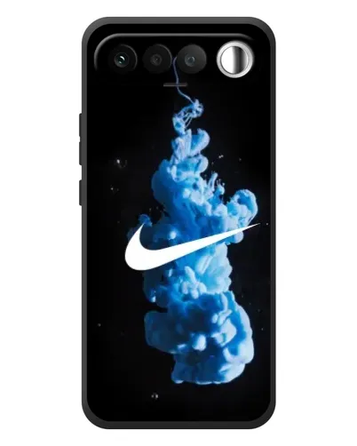 Чехол для RealMe 16 5G с картинкой «Nike и синий дым» Чехол для RealMe 16 5G с картинкой «Nike и синий дым»