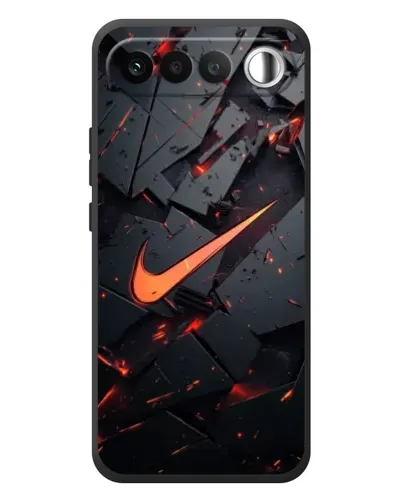 Чехол для RealMe 16 5G с картинкой «Nike — эффект разломов» Чехол для RealMe 16 5G с картинкой «Nike — эффект разломов»