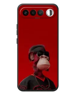 Чехол для RealMe 16 5G с картинкой «Bored Ape в красном»