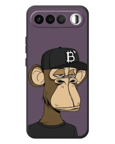 Чехол для RealMe 16 5G с картинкой «Bored Ape в кепке»