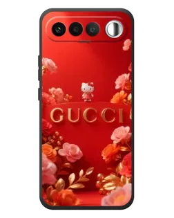 Чехол для RealMe 16 5G с картинкой «Gucci — золотой сад»