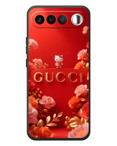 Чехол для RealMe 16 5G с картинкой «Gucci — золотой сад»