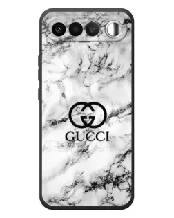 Чехол для RealMe 16 5G с картинкой «Gucci — мраморный шик»