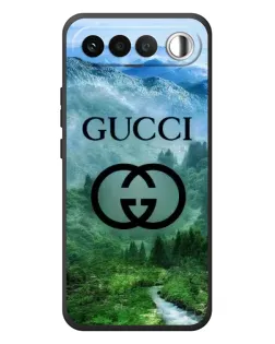 Чехол для RealMe 16 5G с картинкой «Gucci — горный пейзаж»