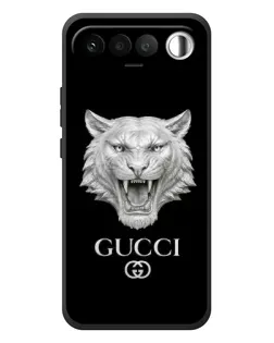 Чехол для RealMe 16 5G с картинкой «Gucci — серебряный лев»
