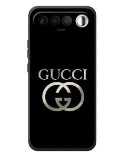 Чехол для RealMe 16 5G с картинкой «Gucci — золото на черном»