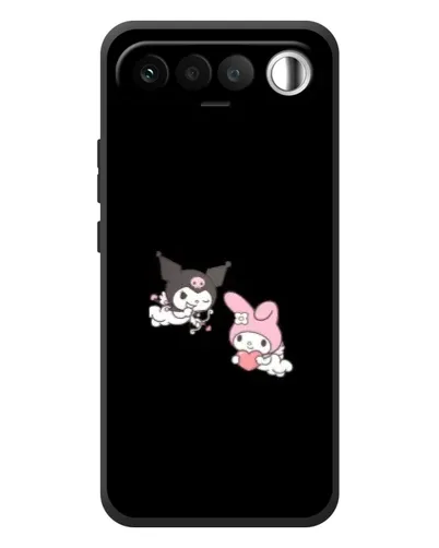 Чехол для RealMe 16 5G с картинкой «My Melody и Kuromi» Чехол для RealMe 16 5G с картинкой «My Melody и Kuromi»