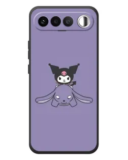 Чехол для RealMe 16 5G с картинкой «Kuromi на лиловом фоне» Чехол для RealMe 16 5G с картинкой «Kuromi на лиловом фоне»