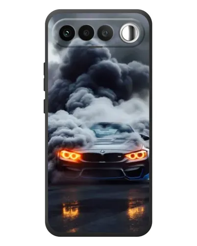 Чехол для RealMe 16 5G с картинкой «BMW в дыму» Чехол для RealMe 16 5G с картинкой «BMW в дыму»