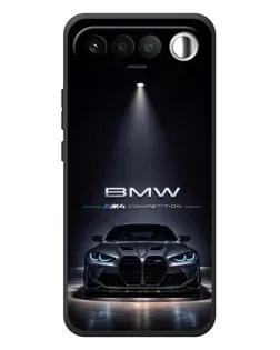 Чехол для RealMe 16 5G с картинкой «BMW сквозь ночной город» Чехол для RealMe 16 5G с картинкой «BMW сквозь ночной город»