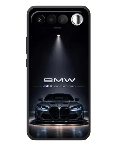 Чехол для RealMe 16 5G с картинкой «BMW сквозь ночной город» Чехол для RealMe 16 5G с картинкой «BMW сквозь ночной город»