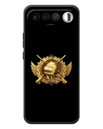 Чехол для RealMe 16 5G с картинкой «PUBG — оранжевый градиент»