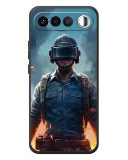 Чехол для RealMe 16 5G с картинкой «PUBG — реалистичный герой»