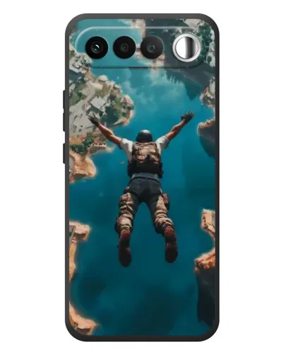 Чехол для RealMe 16 5G с картинкой «PUBG — свободное падение»