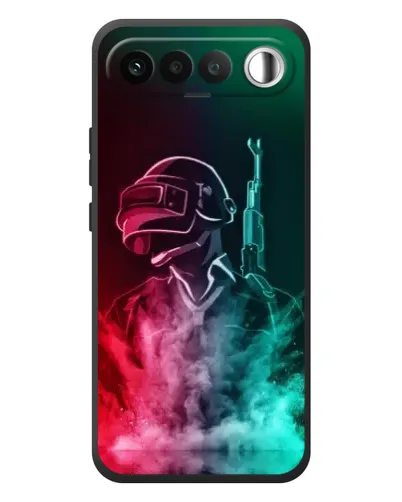 Чехол для RealMe 16 5G с картинкой «PUBG — огненный воин»