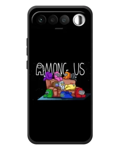 Чехол для RealMe 16 5G с картинкой «Логотип Among Us»
