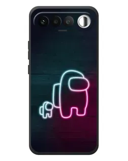 Чехол для RealMe 16 5G с картинкой «Among Us неон-арт»